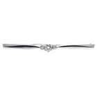 Image 1 of White gold brooch with diamond; 0.31 ct.