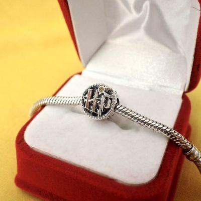 Image 2 of Pandora x Harry Potter charm; Silver; Icons Charm
