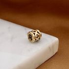 Image 2 of Pandora Charm; Gold; Circles Border Link