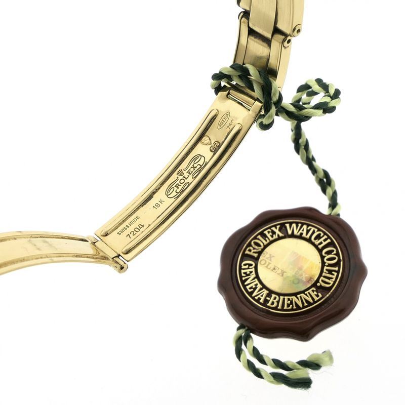 Image 7 of Rolex Lady Datejust 26mm 6927; 18k. Vintage ladies watch in full set