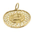 Image 3 of 18 carat gold zodiac sign pendant; Capricorn