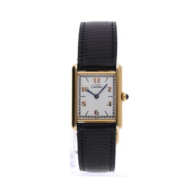 Image 1 of Cartier Tank Vermeil 'Large' 590005; Vintage Watch