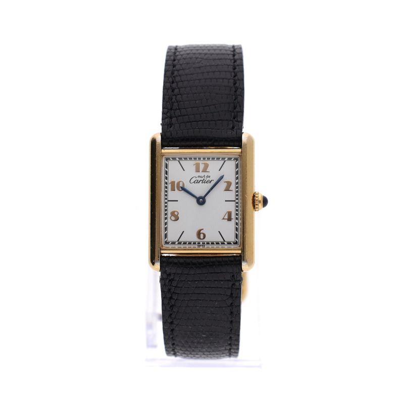 Image 1 of Cartier Tank Vermeil 'Large' 590005; Vintage Watch