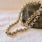 Image 2 of Gold jasseron link necklace | 45 cm