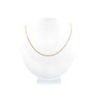 Image 8 of Gold thin gourmet link necklace | 40.5 cm