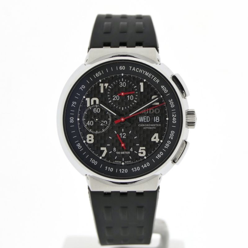 Image 1 of Mido All Dial; Chronograph men's watch with carbon dial