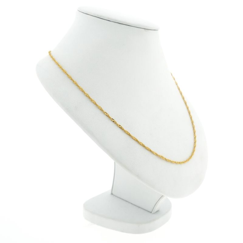 Image 5 of 18K gold Singapore link chain | 50 cm