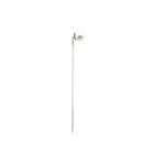 Image 1 of 18K White Gold Lapel Pin with Cultured Pearl