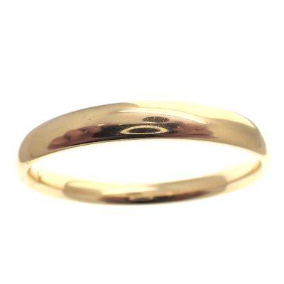 Image 2 of Gold smooth slave bracelet | Ø 62 mm