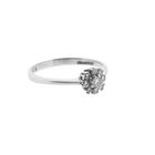 Image 5 of White gold entourage ring with 0.25 ct. diamond | Diamonde