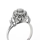Image 2 of White gold cocktail ring with diamond | 0.51 ct.