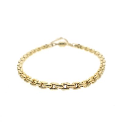 Image 1 of 9 crt. Anchor link bracelet | 19.5 cm