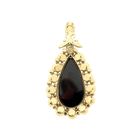 Image 3 of Vintage gold pendant with garnet