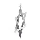 Image 1 of Silver abstract pendant | Star of David