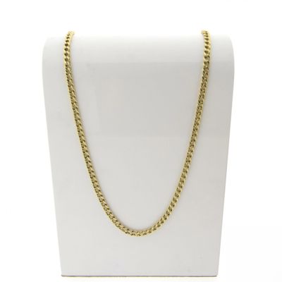 Image 1 of Sturdy gold gourmet link chain | 53.5 cm