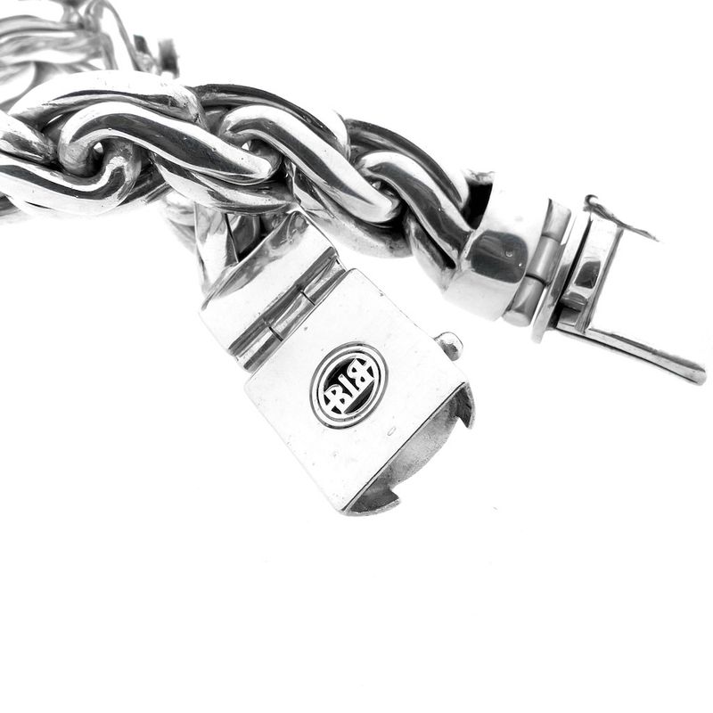 Image 7 of Silver Buddha to Buddha bracelet; Kadek | 22 cm