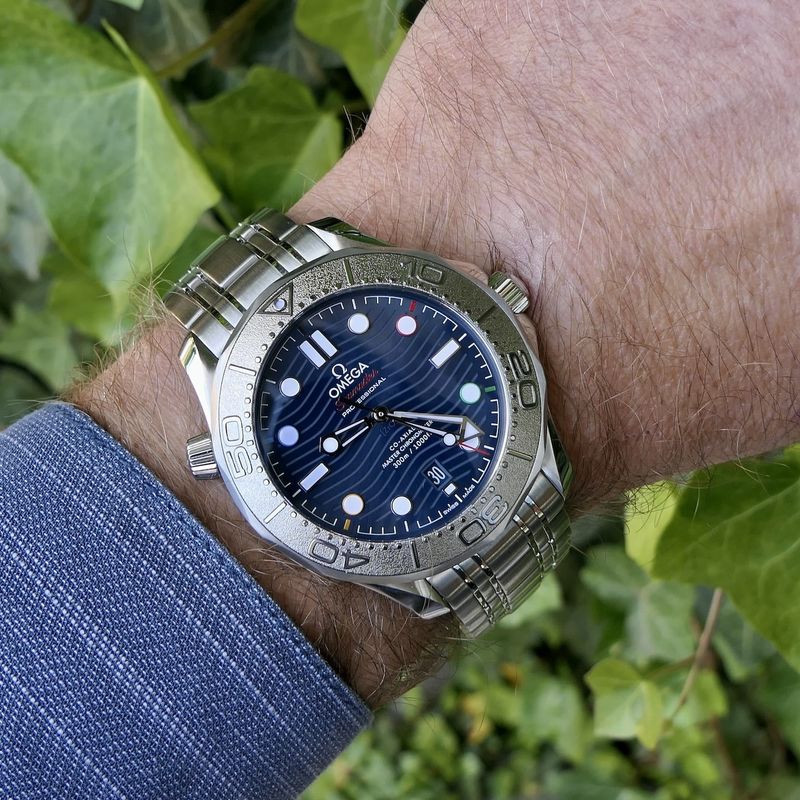 Image 15 of Omega Seamaster Diver 300M 'Beijing 2022' 522.30.42.20.03.001; Automatic diving watch