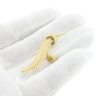 Image 7 of Gold feather brooch