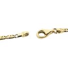 Image 3 of Bicolor Gold Falcon Eye Link Necklace