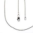 Image 1 of Silver ball necklace | 46 cm
