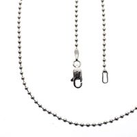 Silver ball necklace | 46 cm