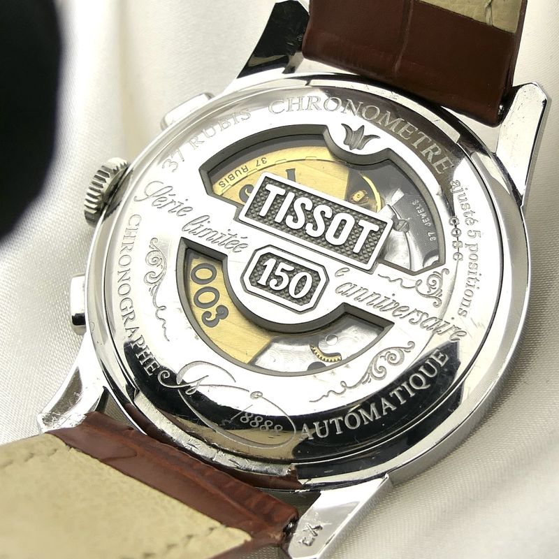 Image 13 of Tissot Heritage Chronograph '150th Anniversary' T66.1.712.31; Automatic men's watch