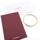 Image 8 of Gold Cartier Trinity bracelet; Size M