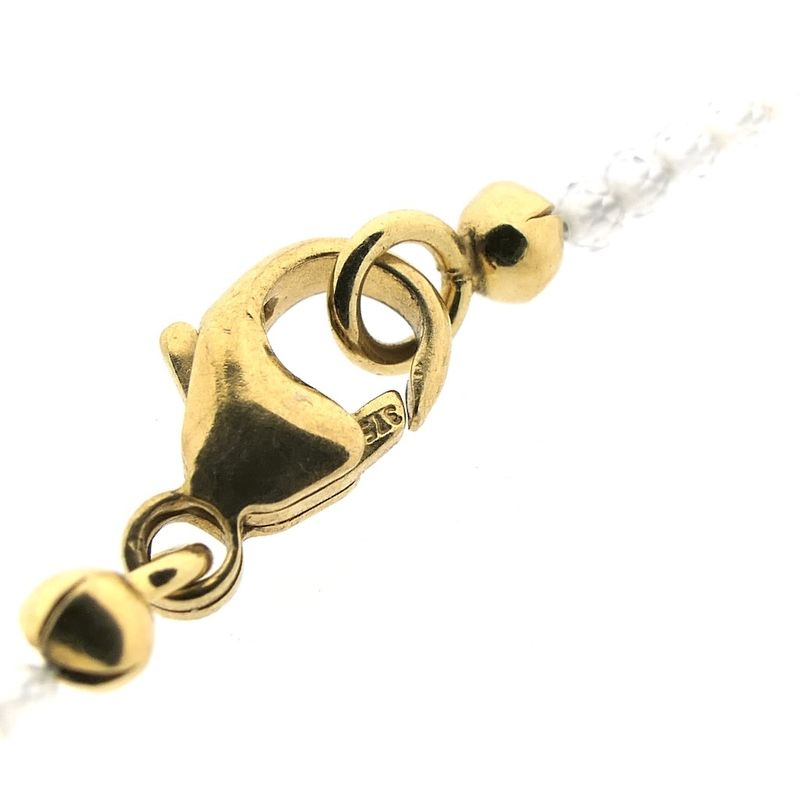 Image 4 of 9 carat necklace with rock crystal beads