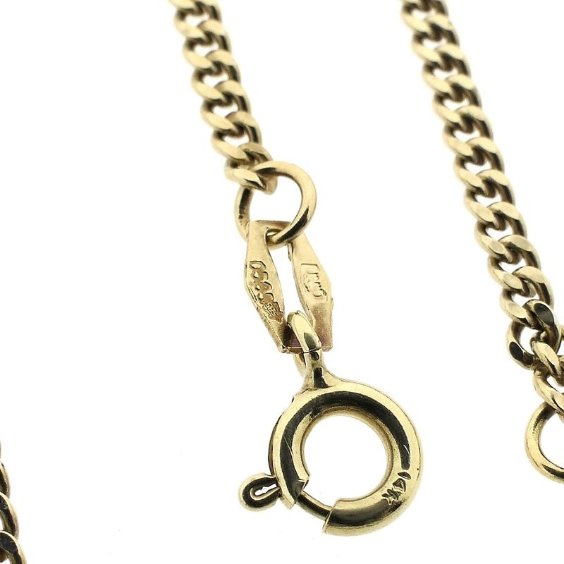 Image 4 of Gold gourmet link chain | 50 cm