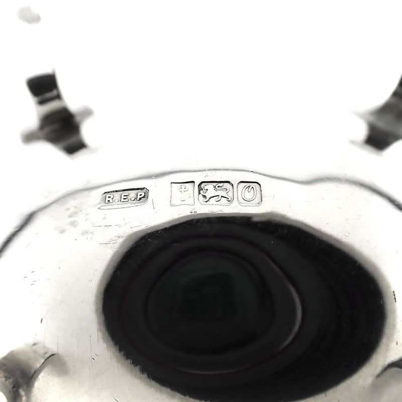 Image 8 of Silver vintage mustard bowl with spoon