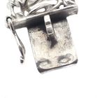 Image 7 of Silver wide braided link bracelet | 20 cm