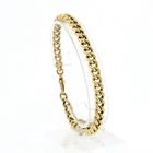 Image 1 of Gold gourmet link bracelet