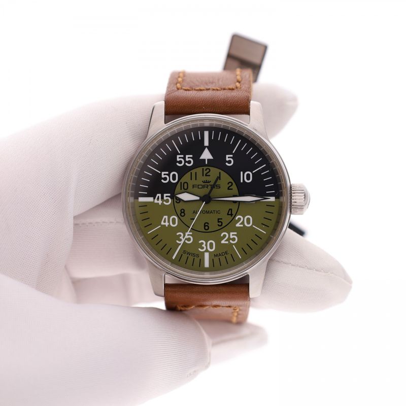 Image 9 of Fortis Flieger Automatic 595.11.46.3; Men's Watch