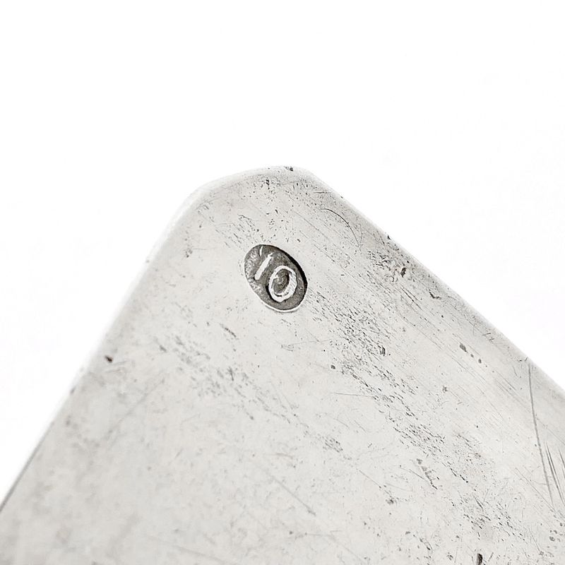 Image 7 of Antique Amsterdam silver statuette of a lady