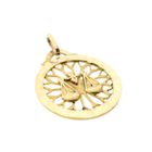 Image 5 of Gold zodiac sign pendant; Libra