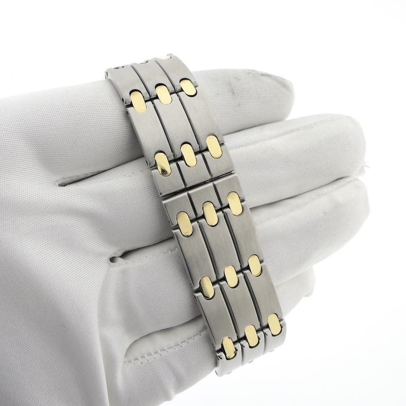 Image 9 of Pequignet Moorea 'Power Reserve'; Automatic gold/steel watch