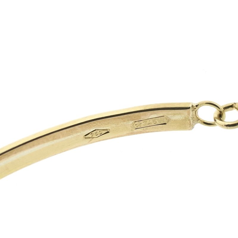 Image 5 of Gold bar link bracelet
