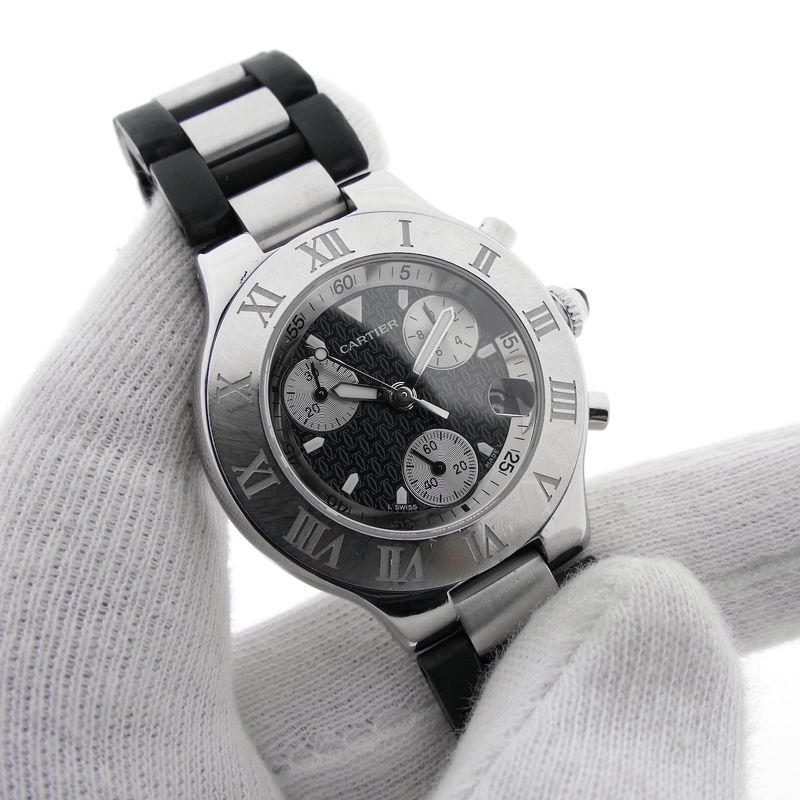 Image 6 of Cartier Chronoscaph 21; Chronograph watch