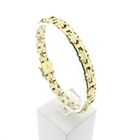 Image 7 of Gold flat king bracelet; Men | 22 cm