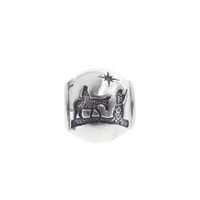 Pandora charm; Silver; Jerusalem icons