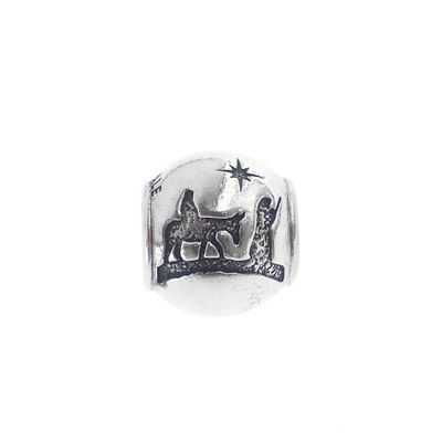 Image 1 of Pandora charm; Silver; Jerusalem icons