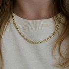 Image 10 of Gold twisted link chain