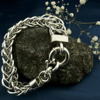 Silver link bracelet