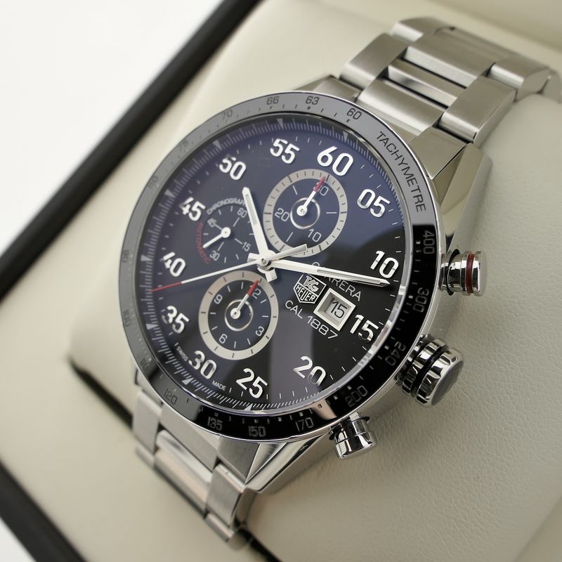 Image 16 of TAG Heuer Carrera Calibre 1887 CAR2A10-5; Chronograph men's watch