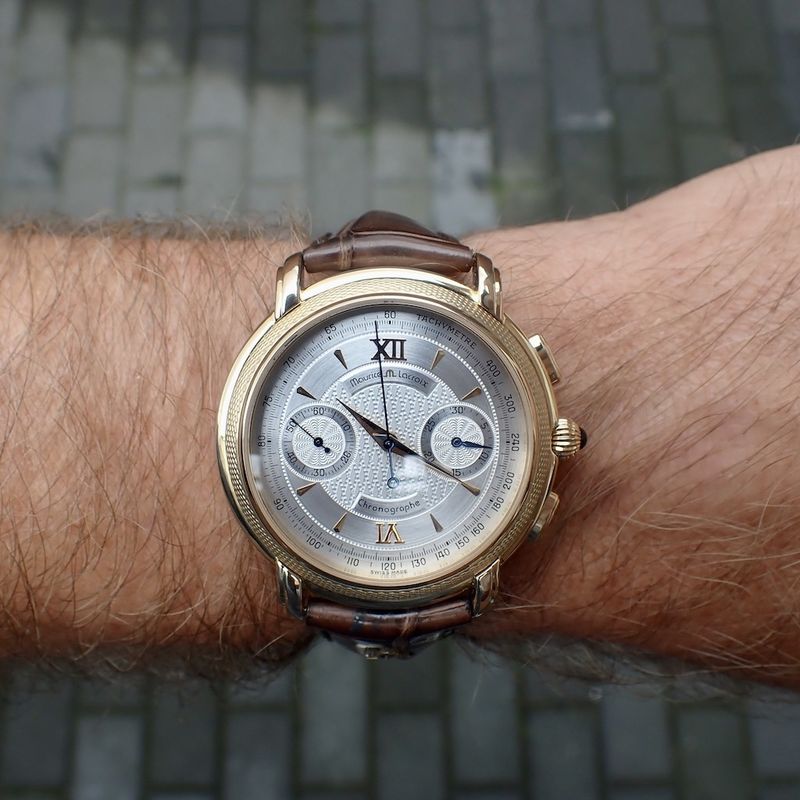 Image 14 of Maurice Lacroix Masterpiece Venus; 18k chronograph watch