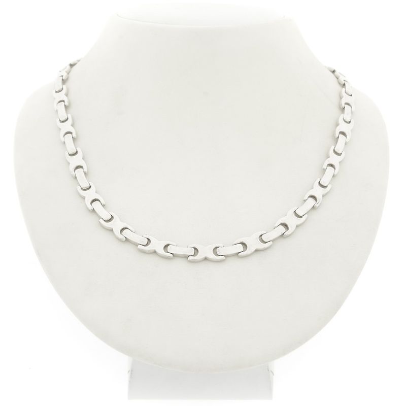 Image 1 of Silver fantasy link chain.