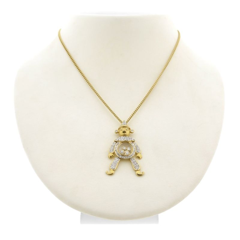 Image 10 of 18K Gold Happy Clown Pendant with 0.50 ct. Diamond