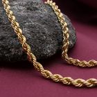 Image 2 of Gold twisted link chain