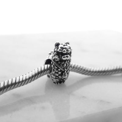 Image 2 of Pandora charm; Silver; Fluffy Llama