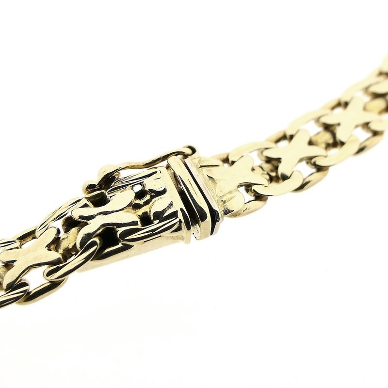 Image 4 of Gold gourmet link bracelet
